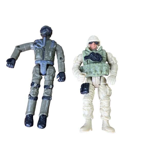 Lot of 9 Military Soldiers 4” Combat Action Figures Chap Mei Wuh Tung Unbranded - Picture 6 of 15